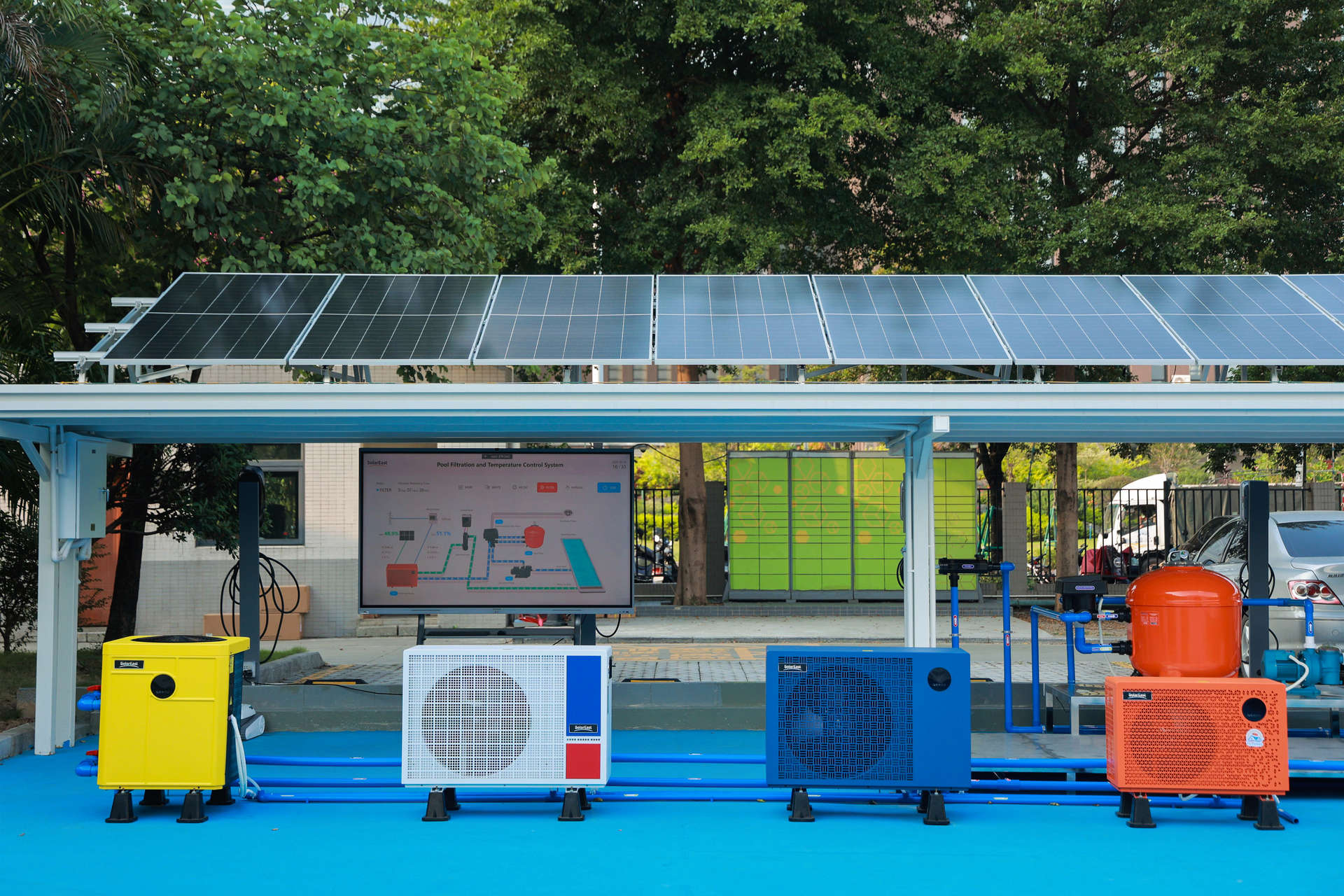 swimming pool heat pump pompe à chaleur de la piscine