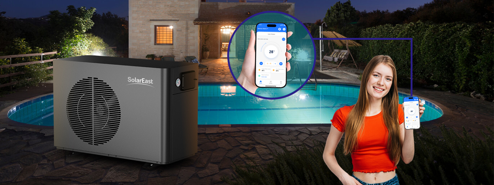 pompe chauffante de piscine