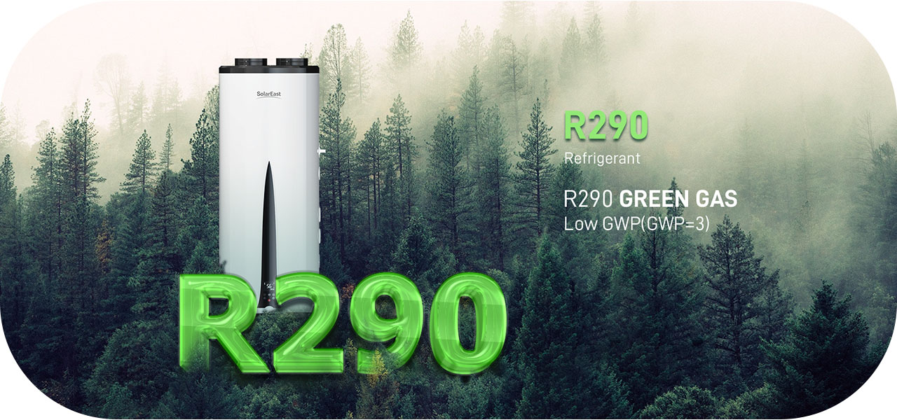 r&eacute;chauffeur r&eacute;frig&eacute;rant de pompe &agrave; chaleur R290