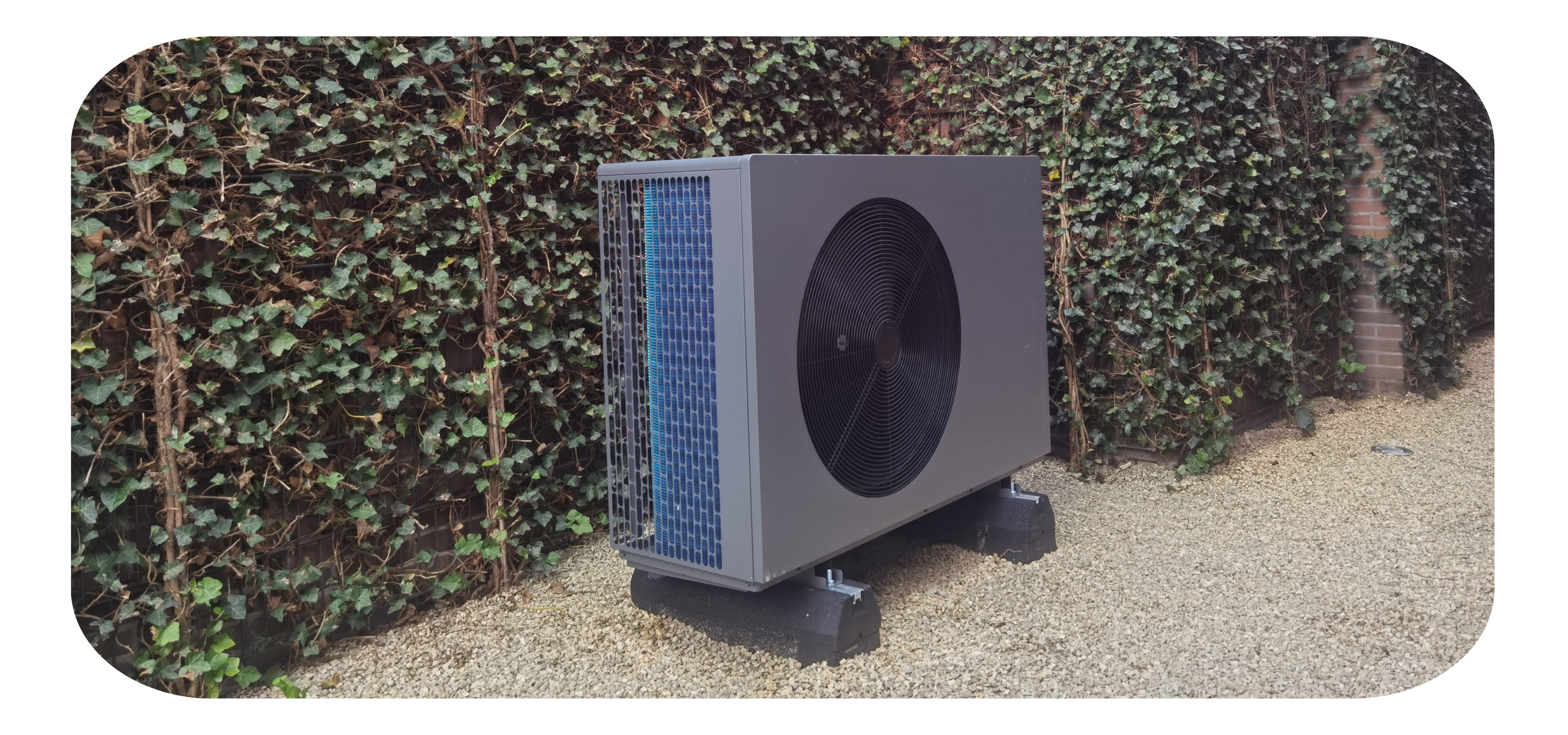 Installation sur place de pompes &agrave; chaleur sous le syst&egrave;me de chauffage au sol