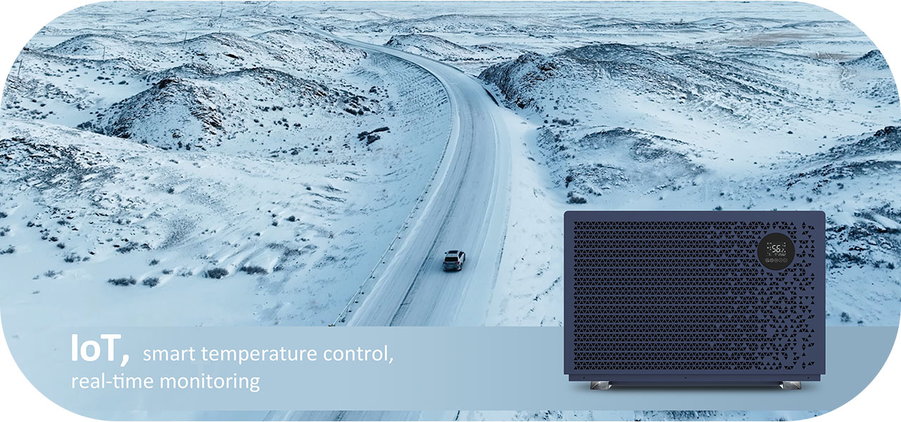 Fonction IoT de pompe &agrave; chaleur pour piscine